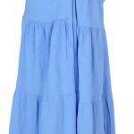 Women's Casual Halter Tiered Vacation Maxi Dress with Pockets