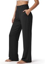 Women's Wide Leg Sweatpants High Waist Soft Athletic Pants, Lightweight Workout Lounge Pants for Yoga Gym Running