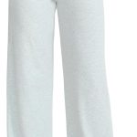 Women's Wide Leg Sweatpants Workout Lounge Pants Fold Over Low Rise Yoga Pants