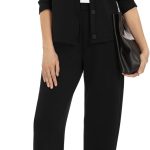 Women's 2 Piece Casual Outfits Travel Button Down Long Sleeve Cardigan Barrel Pants Set Loungewear