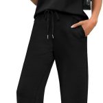 2 Piece Sets for Women Casual Summer Travel Vacation Outfits Cap Sleeve Lounge Set
