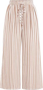 Womens Pants Elastic Waist Floral Lightweight Pants for Women Casual Lounge Wide Leg Pants Woman