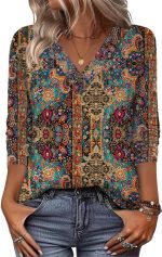 Women Long Sleeve Tops Dressy Casual V Neck Tshirts Basics Tee 2026 Trendy Clothes
