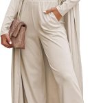 Women's 3 Piece Lounge Set Pajama Long Sleeve Cardigan Sleeveless Top Pants Sweatsuit