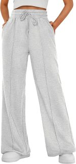 Womens Wide Leg Sweatpants Baggy Lounge Travel Pants Fashion Outfits Clothes Joggers