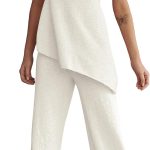 2 Piece Sets for Women Tube Tops and Pants Lounge Sweater Sets Summer Beach Travel Vacation Outfits